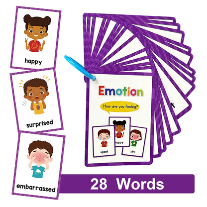Montessori English Words Learning Flashcards – Early Educational Cards for Kids and Classroom Use