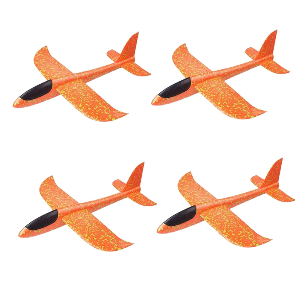 Large Foam Plane Glider 36 cm (14.17 in) and 48 cm (18.9 in) Hand Throw Airplane Outdoor Kids Toy Gift