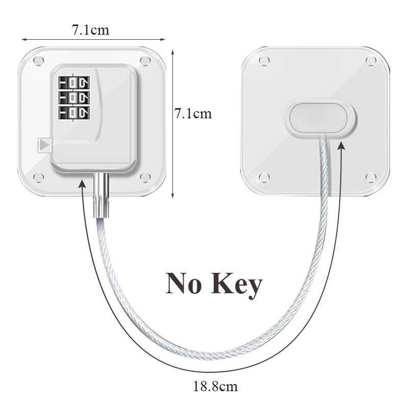 Password Baby Safety Door Window Lock Key for Children Kids Home Security Protection Cabinet Refrigerator Drawer Locks