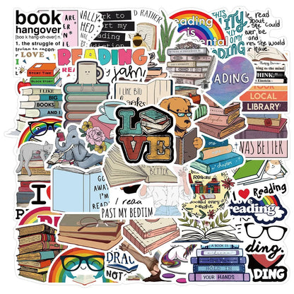 10/50/100pcs Dark Romance Bookish Stickers – Aesthetic Decals for Kindle, iPad, Phones, Laptops, and Diaries