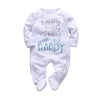Newborn Infant Baby Boys & Girls Cotton Long Sleeve Romper – “Daddy/Mummy” Letter Jumpsuit Pajamas – Cute Family Outfit for Baby Boy & Girl