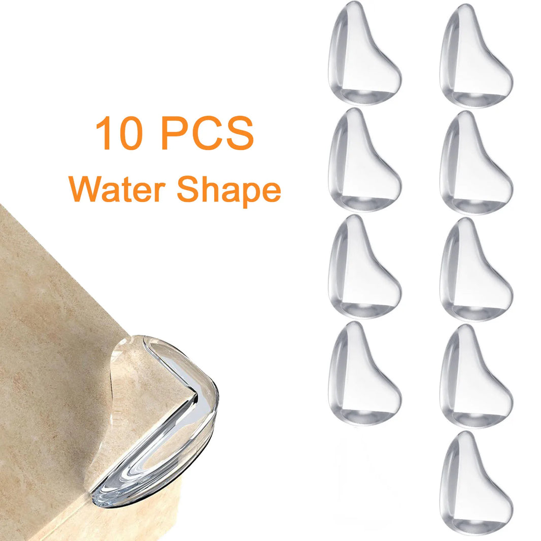 5PCS/10PCS/20PCS Baby Safety Silicone Corner Protectors – Childproof Table Edge Guards