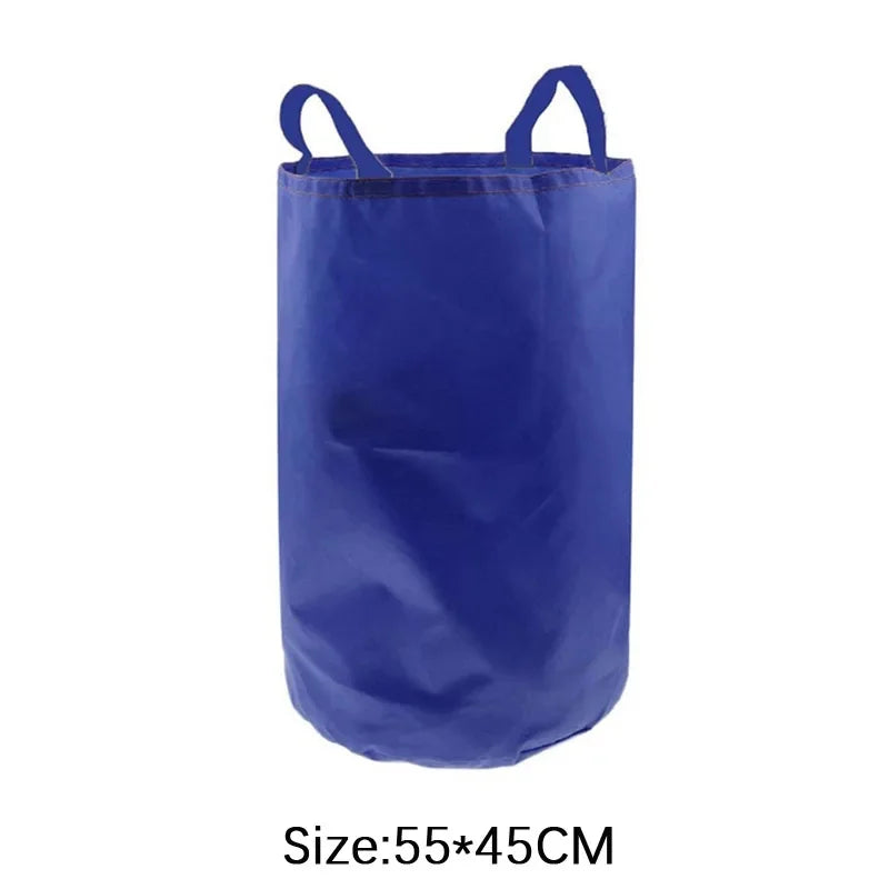 Kids Sack Race Jumping Bag – Cloth Hop Sack for Outdoor Games, Field Day & Birthday Parties (50 x 45 cm / 19.7 x 17.7 in; 70 x 50 cm / 27.6 x 19.7 in)