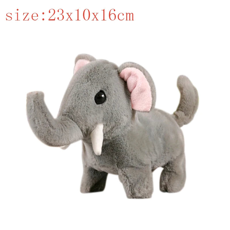 Electronic Interactive Walking Pet Dog Toy, Vibrating Plush Puppy, Automatic Moving Electric Doll Gift for Kids
