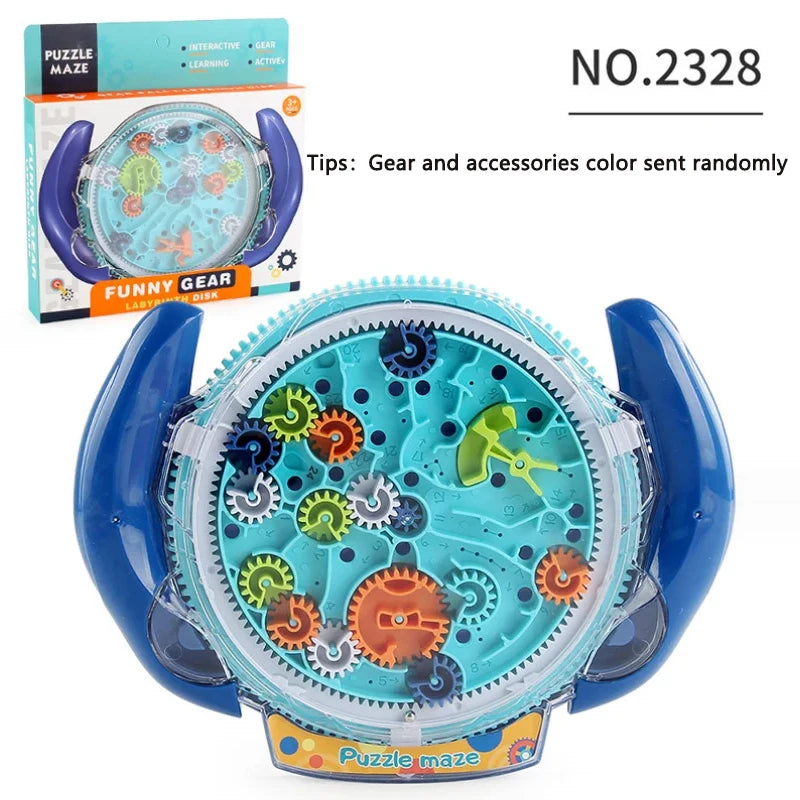3D Creative Puzzle Maze, Magic Transparent Puzzle, Speed Cube Rolling Ball, Magic UFO Maze Toy, Stress Reliever for Children