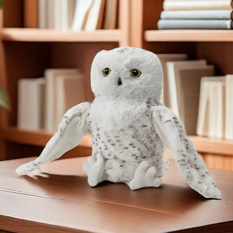 Stuffed Plush Hand and Finger Puppets, Kawaii Owl Educational Toy for Babies and Children