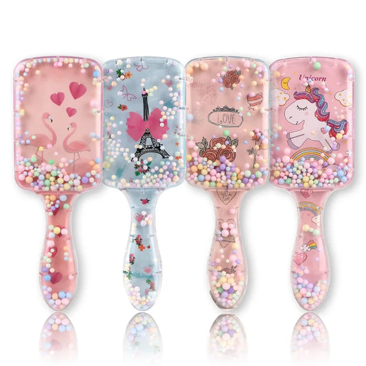 Cartoon Style Hair Brush – Dry & Wet Massage Exfoliating Brush for Men and Women