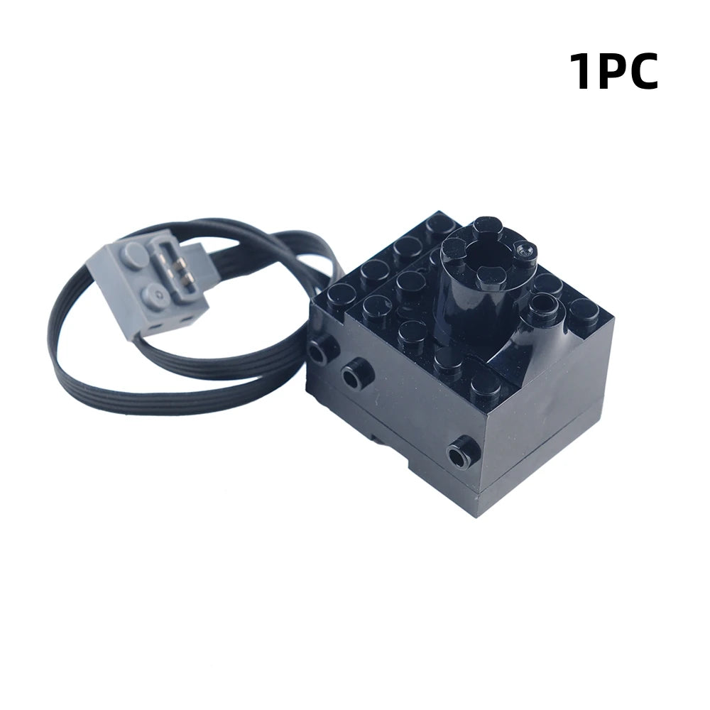 DIY Technical Motor Sprayer – Electric Exhaust Motor for Train and Car Building Blocks