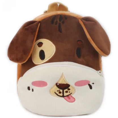 Baby Girls Plush Backpack - Cute 3D Cartoon Animal School Bag for Toddlers 0-4Y - Kidzy Market