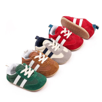 Hot Selling Baby Casual Sports Shoes Spring and Autumn Girls and Boys PVC Sole Anti-Slip Prewalker Shoes BLS4034