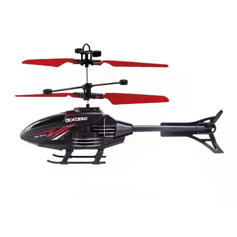 2-Channel Gesture Control RC Helicopter – Suspension Induction Aircraft with LED Light