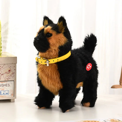 Simulation Robot Dog Toy with Sound, Walking, Nodding, Music, and Touch Control, Electronic Pet Gift for Children