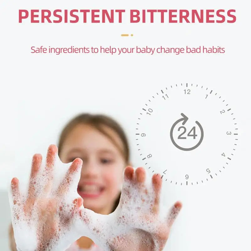 Stop Nail Biting Polish for Kids and Adults, Effective Thumb Sucking Prevention, Safe Bitter Taste Nail Care