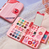 Washable Kids Makeup Kit for Girls with Mirror - Play Beauty Dress-Up Set for Ages 3-12