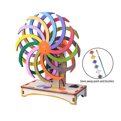 DIY Handmade Magic Window Science Experiment Kit, Physics Education Model Toy for Children Gift