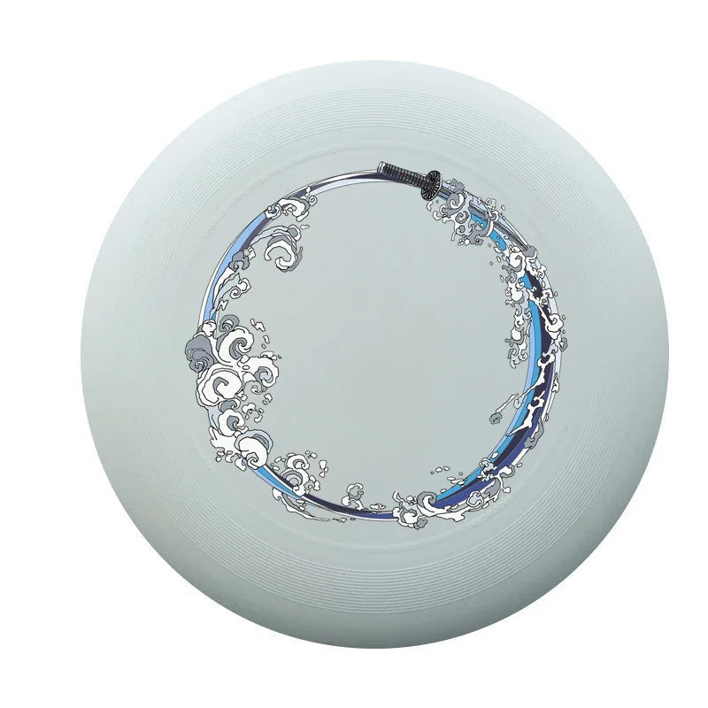 Flying Disc Frisbee Flying Saucer — 20 cm (7.9 in) & 27.5 cm (10.8 in) Portable Outdoor Throwing Toy for Kids & Adults