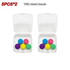 Korea Traditional Gonggi Game Set - 5/12 Pcs with Weighted Jack Stones & Metal Beads, Finger Exercise Toy