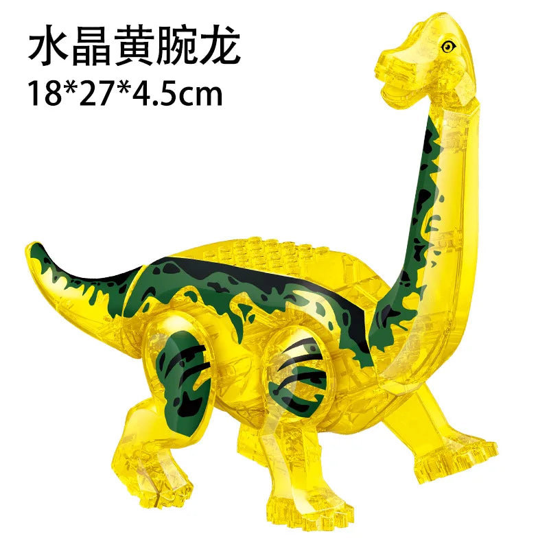 Jurassic World 3 Brutal Raptor Building Blocks – Tyrannosaurus, Indominus, and I-Rex Dinosaur Toy for Kids