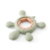 1pc BPA-Free Silicone Turtle Teether - Rodent Shape Baby Gum Pain Relief with Wooden Teether Ring | Infant Sensory Toy Gift