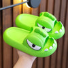 Evshine Kids Dinosaur Shower Slippers – Unisex Antiskid EVA Bathroom Sandals, Sizes 18–24 cm (7.09–9.45 in)