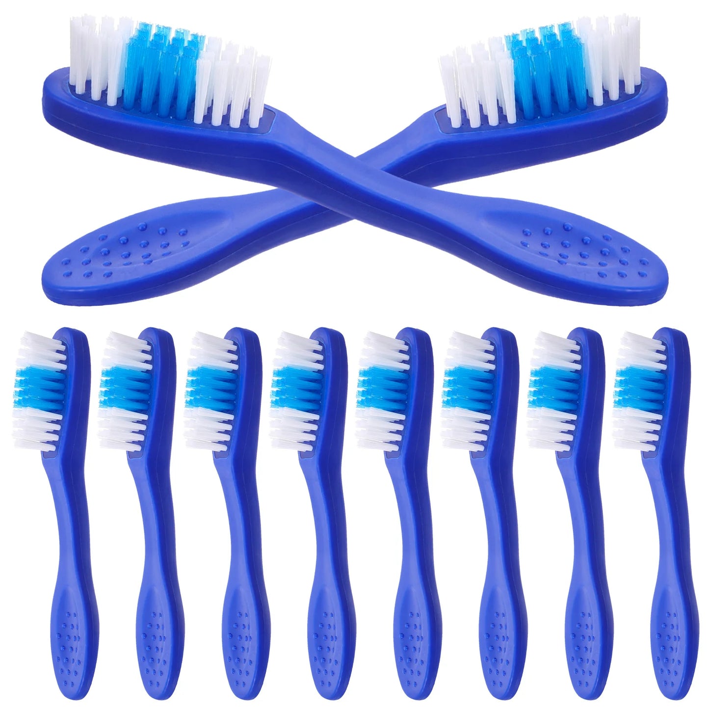 10 Pcs Mini Camping Toothbrush, Baby Travel Size, Short Plastic Bristles, Wear-Resistant