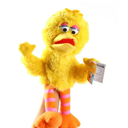 Large Sesame Street Elmo Plush Hand Puppet, Soft Cartoon Doll for Kids Gift