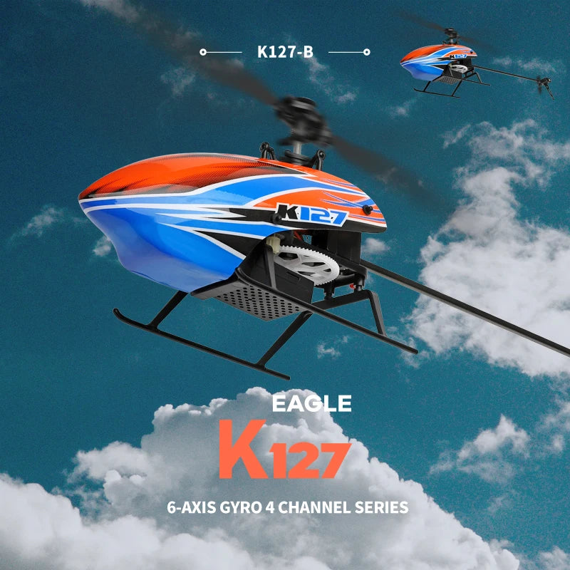 WLtoys K127 RC Helicopter – V911S 2.4G Radio Control with 6-Axis Gyroscope for Kids