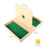 Wooden Montessori Baby Toy – Object Permanence Coin Box and Ball Drop for Sensory, Fine Motor Skills, and Early Education, Ages 1-3 Years