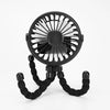Portable Cart Stroller Fan Clip-On for Baby 600mAh USB Rechargeable Handheld Electric Fan with 3 Speeds for Home and Outdoor Use