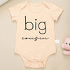 Big Little Cousin Newborn Twin Boy Clothes – Cotton Onesies, Fashionable & Cozy Baby Bodysuit – Skin-friendly Infant Pajamas for Boys and Girls