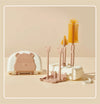 8-in-1 Baby Bottle Cleaner Brush Set – Silicone Bottle & Nipple Brush, Feeding Bottles Cleaner with Case