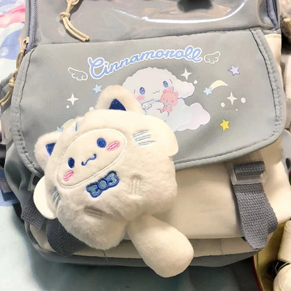 Sanrio Plush Doll Keychain – Melody, Cinnamoroll, Pochacco Bag Pendant for Kids and Girls