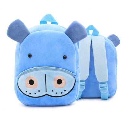 Cute Cartoon Animal School Bags – Plush Backpack for Kindergarten Kids, Boys & Girls - Kidzy Market