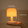 Mini Sunset Night Lamp USB Rechargeable Mushroom Style LED Desktop Light for Coffee Bar Home Decor Bedroom
