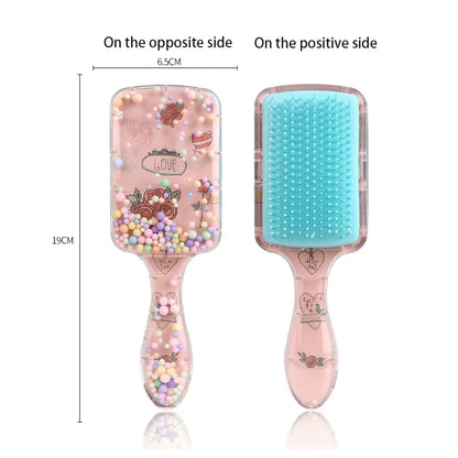 Cartoon Style Hair Brush – Dry & Wet Massage Exfoliating Brush for Men and Women