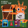 Montessori Giraffe Busy Board 3D Felt Quiet Book - Sensory Learning Toy for Fine Motor Skills & Early Education