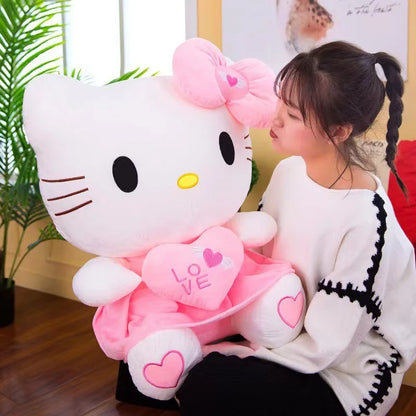 Hello Kitty Cat Plush Toy 55cm (21.7 Inches) Sanrio Pillow