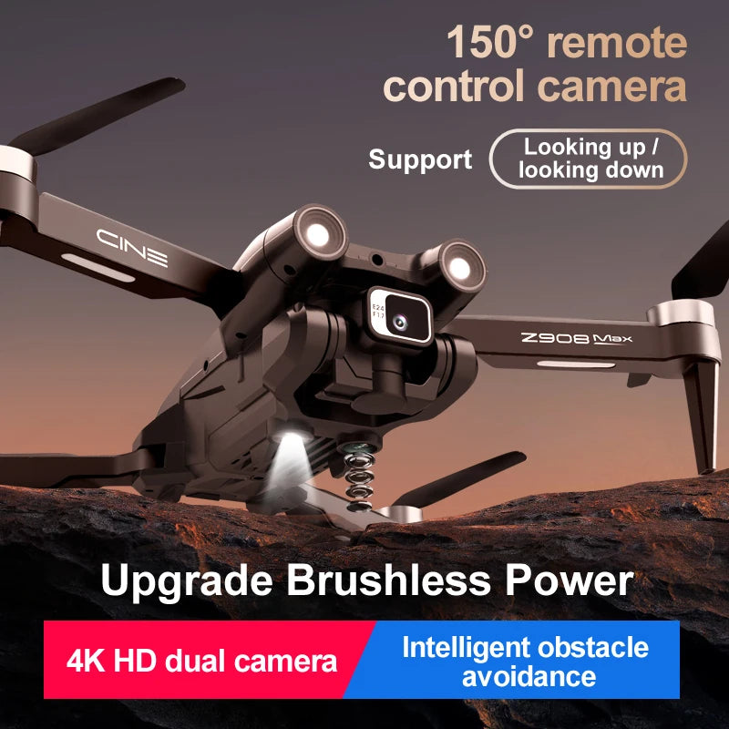 KBDFA Mini Z908Pro Max Drone with 4K ESC Camera and Obstacle Avoidance