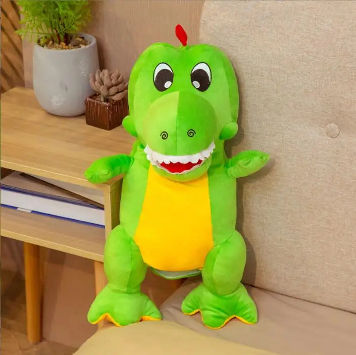 Slappy Animal Hand Puppets, Dinosaur and Panda Plush Toys for Kids Theater or Gift