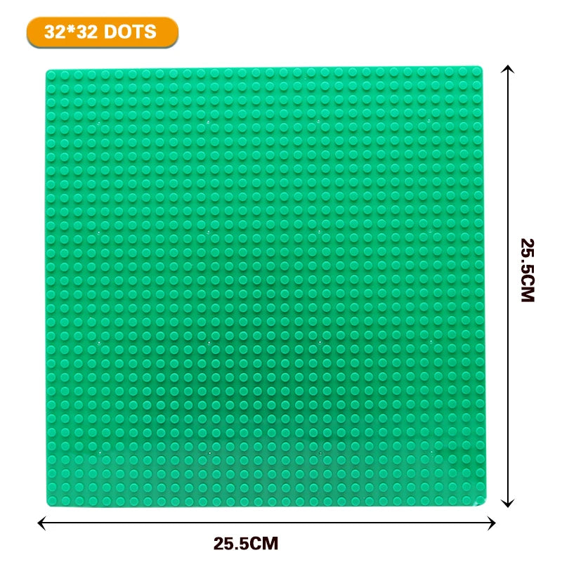 32x32 and 32x16 Dots Classic Base Plates – MOC DIY Plastic Bricks for City Building Blocks Toys