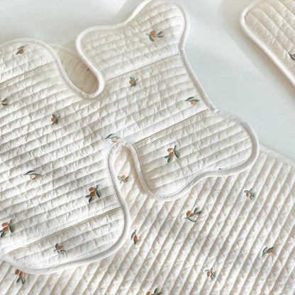 Baby Stroller Liner Breathable Soft Cotton Newborn Car Seat Cushion Seat Pad Infant Pushchair Mattress Mat Kid Pram Accessory