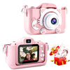 Children's 1080P HD Toddler Digital Video Camera with 2.0-Inch Screen and Silicone Case, Toy for Christmas and Birthday Gifts