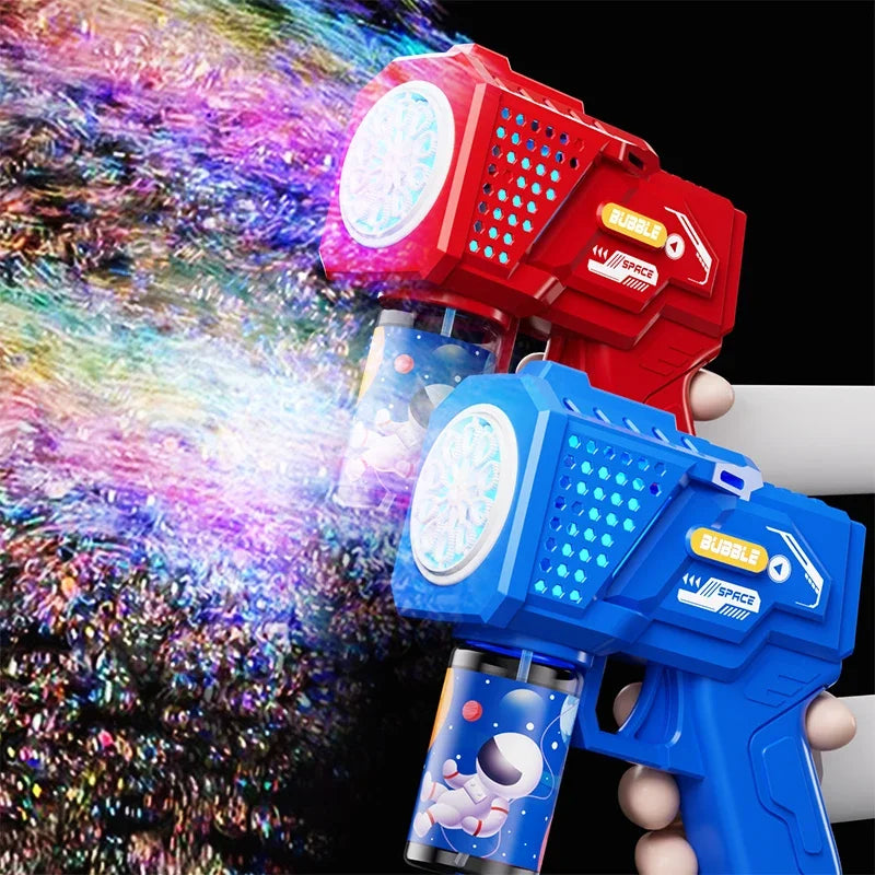 Automatic 10-Hole Bubble Machine for Kids – Battery-Free Electric Bubble Blower, Outdoor Toy