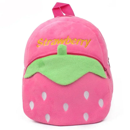 Baby Girls Plush Backpack - Cute 3D Cartoon Animal School Bag for Toddlers 0-4Y - Kidzy Market