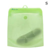 PULISI Silicone Reusable Food Storage Bags - Leakproof Containers (1500ml, 1000ml, 500ml), Fresh-Keeping, Freezer & Snack Storage