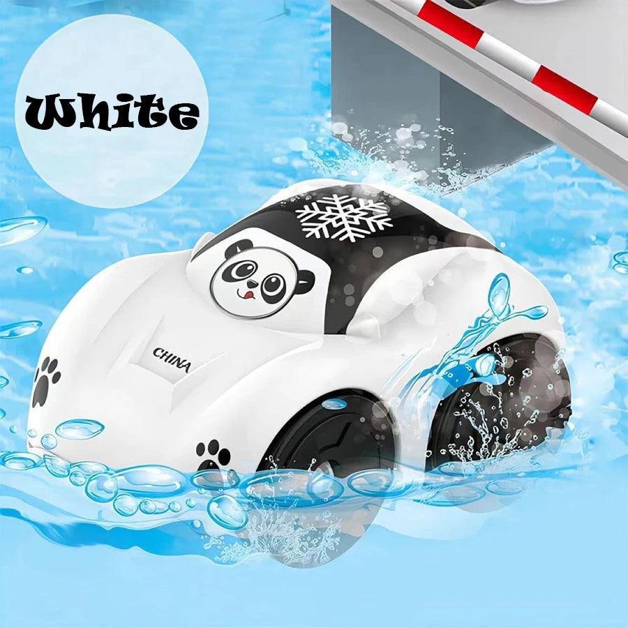 Children’s Clockwork Bath Toy – Floating ABS Cartoon Amphibious Car
