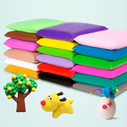 36-Color Modeling Clay Set - Super Light Air-Dry Polymer Clay, Educational Toy for Kids, Birthday Gift for Girls