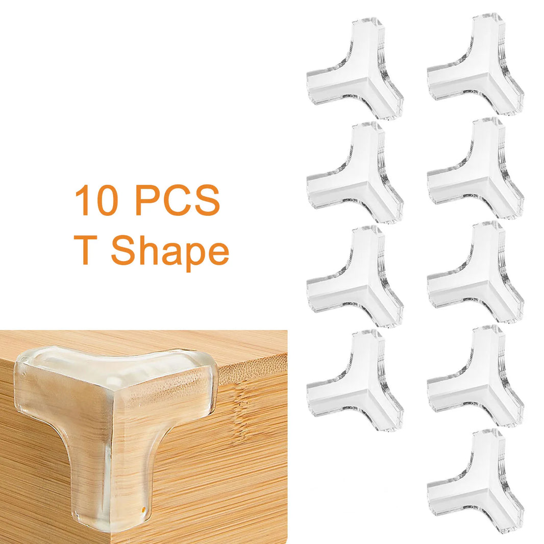 5PCS/10PCS/20PCS Baby Safety Silicone Corner Protectors – Childproof Table Edge Guards