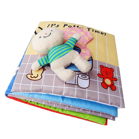 Soft Baby Cloth Quiet Book – Early Educational Learning Puzzle Toy for Toddlers (6-24 Months)