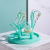 Baby Bottle Drainer, Portable Drying Rack, Nipples Pacifier Holder Dispenser for Drying Bottles, Feeding Cup, Kids Cleaning Dryer